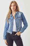 Risen Distressed Denim Jacket