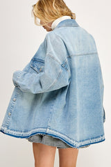 Oversized Denim Shirt Jacket