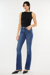 Kan Can High Rise Medium Wash Bootcut Jeans