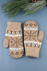 Nordic Snowflake Mittens - 4 Colors!