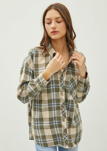 Spruce Plaid Flannel