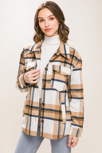 Starting Fresh Plaid Shacket - 3 Colors!