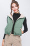 Reversible Cropped Puffer Vests - 6 Colors!