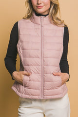 $25 Doorbuster - Lightweight Padded Puffer Vests - 5 Colors! - FINAL SALE