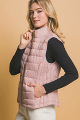 $25 Doorbuster - Lightweight Padded Puffer Vests - 5 Colors! - FINAL SALE