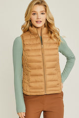 $25 Doorbuster - Lightweight Padded Puffer Vests - 5 Colors! - FINAL SALE