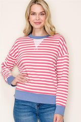 Feeling New Striped Pullovers - 2 Colors!