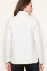 Ava Quilted Lightweight Pullover - 3 colors!