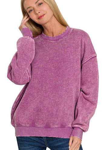 Madison Mineral Wash Pullovers - 3 Colors! - FINAL SALE