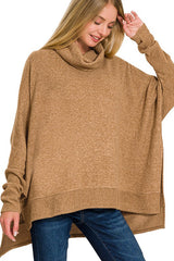 $25 Doorbuster Deal - Soft Brushed Poncho Pullover - 4 Colors! - FINAL SALE