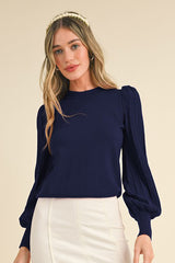 Ribbed Sleeve Sweaters - 3 Colors!