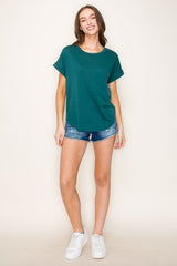 Dark Teal Soft Terry Tee