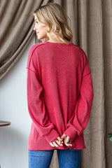 Be Merry Ribbed Long Sleeves - 2 Colors!