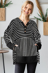 Feeling Good Striped Hoodie - 4 Colors!