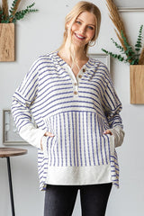 Feeling Good Striped Hoodie - 4 Colors!