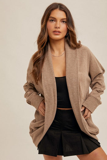 Soft Brushed Cocoon Cardigans - 3 Colors!