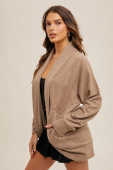 Soft Brushed Cocoon Cardigans - 3 Colors!