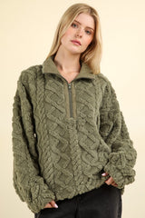 $25 Doorbuster - Cozy Cable Knit Elbow Patch Pullovers - 3 Colors! - FINAL SALE