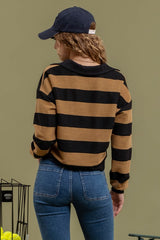 $25 Doorbuster Deal - Cropped Wide Stripe Top - FINAL SALE