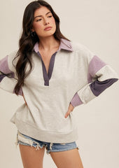 Jersey Striped Pullovers - 2 Colors!