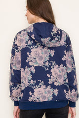 Floral Terry Hoodies - 3 colors!