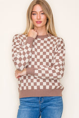 Life is Better In a Checked Sweater - 3 Colors!