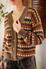 Multicolor Boyfriend Cardigan