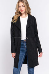 Faux Suede Jackets - 2 Colors!