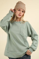 $25 Doorbuster Deal - French Terry Oversized Cozy Tops - 4 Colors! - FINAL SALE