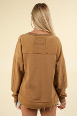 $25 Doorbuster Deal - French Terry Oversized Cozy Tops - 4 Colors! - FINAL SALE