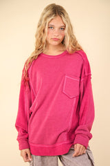 $25 Doorbuster Deal - French Terry Oversized Cozy Tops - 4 Colors! - FINAL SALE