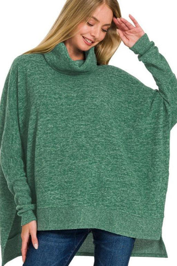 $25 Doorbuster Deal - Soft Brushed Poncho Pullover - 4 Colors! - FINAL SALE