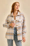 Blue Dream Big Soft Plaid Shacket