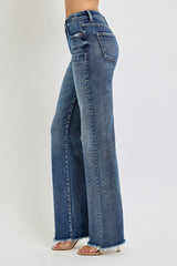 Risen High Rise Straight Leg Tummy Control Jean