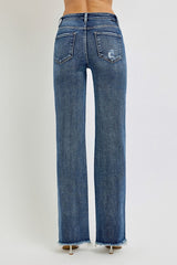 Risen High Rise Straight Leg Tummy Control Jean