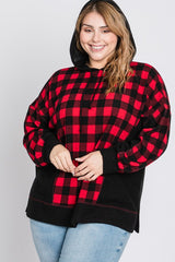 My Favorite Color Is Christmas Red Plaid Hoodie - FINAL SALE