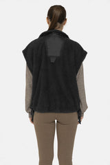 Mono B Sherpa Side Tie Vest