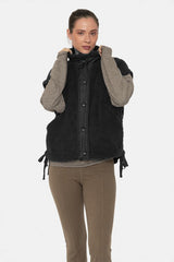 Mono B Sherpa Side Tie Vest