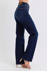 Judy Blue High Waist Dark Straight Jeans