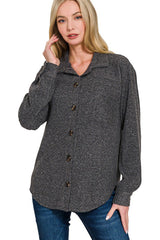 The Rori Brushed Lightweight Shacket - 3 Colors!