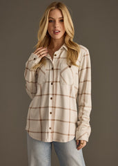 Mocha & Cream Find Your Fire Super Soft Flannel