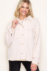 Spice Things Up Ribbed Button Down Shackets - 4 Colors!