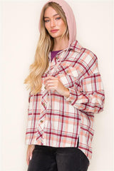 Next Chapter Plaid Hooded Shackets - 2 Colors!