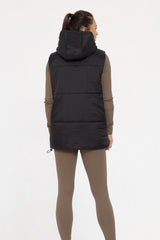 Mono B Hooded Zip Up Puffer Vests - 3 Colors!