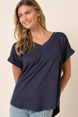 Buttery Soft Pocket Tee - 4 Colors!