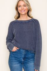 Mineral Crew Neck Knit Pullovers - 2 Colors!