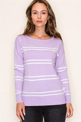 The Annie Textured Striped Pullovers - 3 Colors!