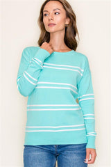 The Annie Textured Striped Pullovers - 3 Colors!