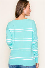 The Annie Textured Striped Pullovers - 3 Colors!