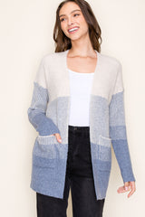 Ribbed Colorblock Cardigans - 3 Colors!